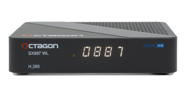 OCTAGON SX887 SE HD H.265 Multimedia Player IP Receiver WLAN