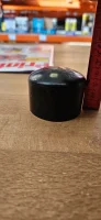 5 x Pfostenkappe für Metallpfosten Mastabdeckung schwarz Verschlußkappe 48mm