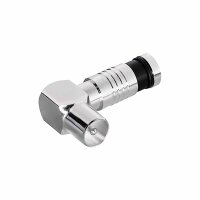 10x IEC Winkelkompressionsstecker für Kabel 6,8 -...
