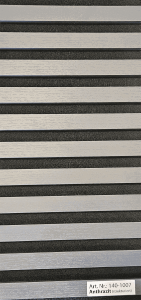 Akustik Wandpaneel Anthrazit MDF Furnier 2600x600x22mm