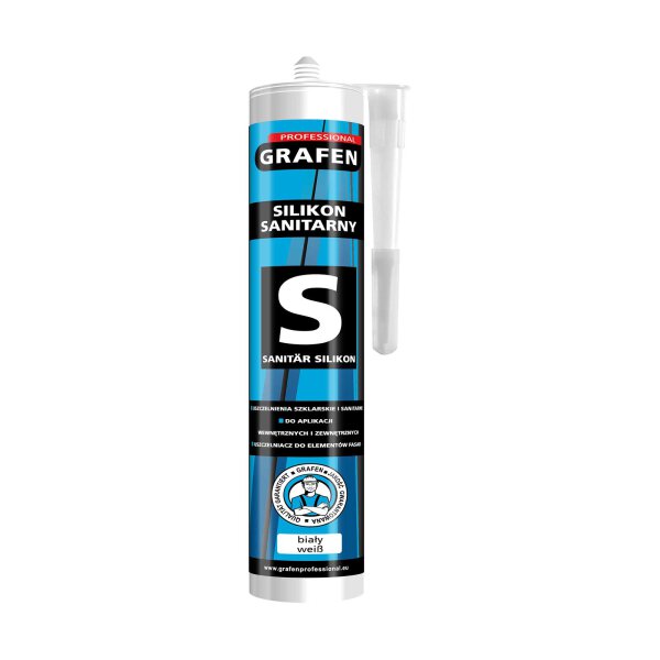 Silikon Sanitär einzelkomponentiges Silikon auf Acetoxy Basis 280 ml Silbergrau