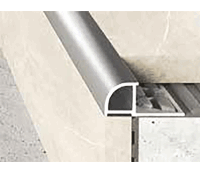 Viertelkreis Abschlussprofil 24x11,7x2500mm Aluminium
