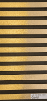 Akustik Wandpaneel Gold MDF Furnier 2600x600x22mm