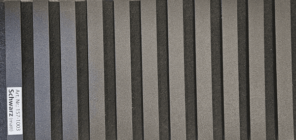 Akustik Wandpaneel Schwarz MDF Furnier 2600x600x22mm