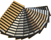 Akustik Wandpaneel Silber MDF Furnier 2600x600x22mm #1