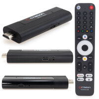 OCTAGON SPIRIT NANO 4K UHD HDR10+ ANDROID TV Stick OTT MEDIA STREAMING 5G WLAN BT RCU