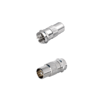 F-Stecker - KOAX Stecker SAT TV Kabel Adapter Verbinder...
