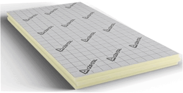 TermPIR ETX WLG024 Dämmplatten mit starrem PIR Schaumkern Ultra 20mm