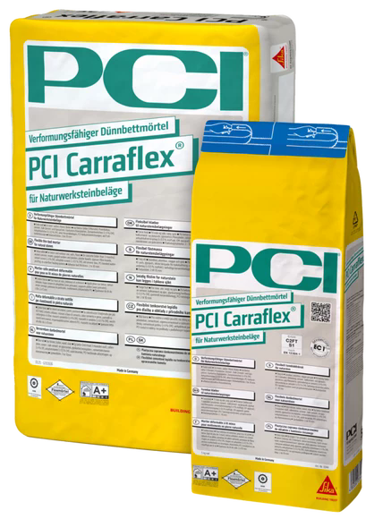 PCI Carraflex Verformungsfähiger Dünnbettmörtel für Naturwerksteinbeläge 25 kg