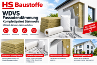 WDVS Fassadendämmung Komplettpaket 100 m²...
