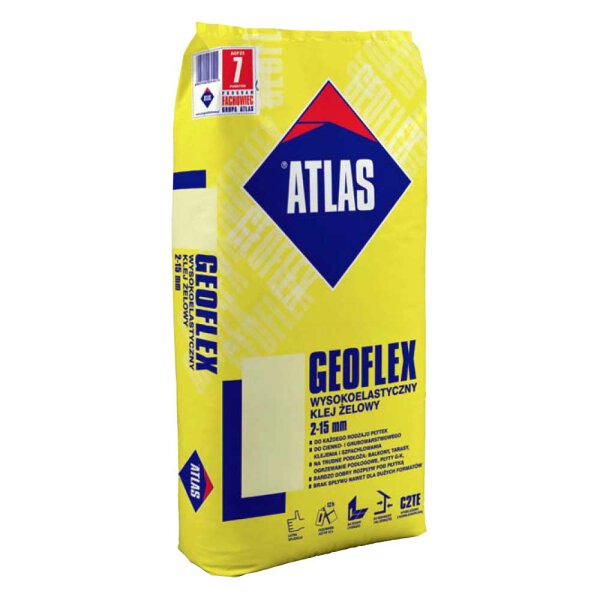Fliesenkleber Hochelastisch GEL C2TE 2-15 mm ATLAS...