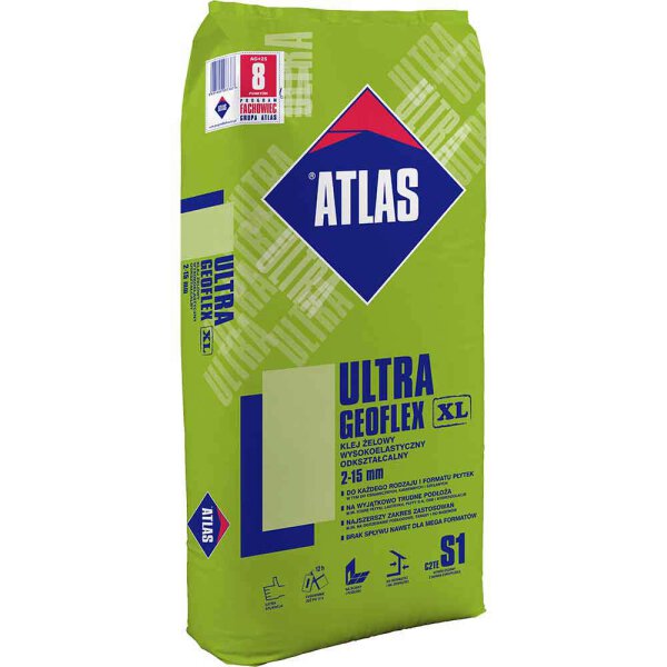 Fliesenkleber Hochelastisch GEL C2TE S1 2-15 mm ATLAS...